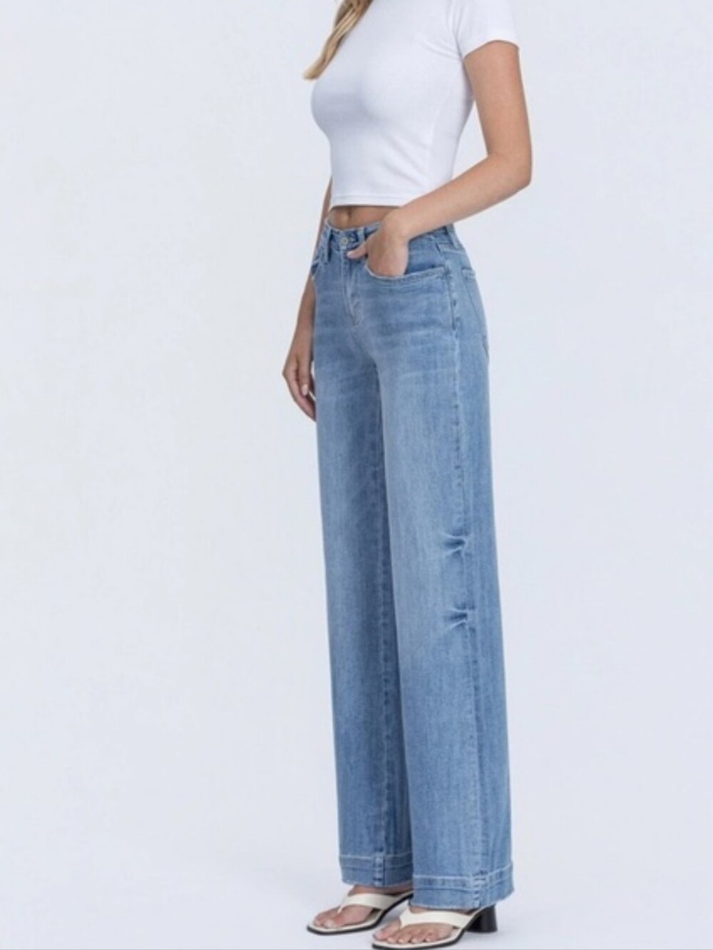 NWT Flying Monkey wide leg high rise size 29